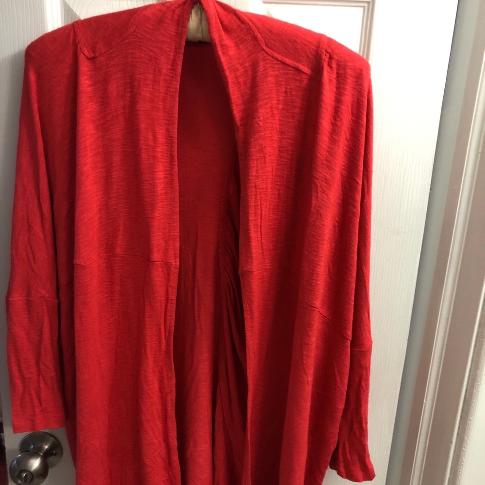 Designer Burnt Orange Cardigan